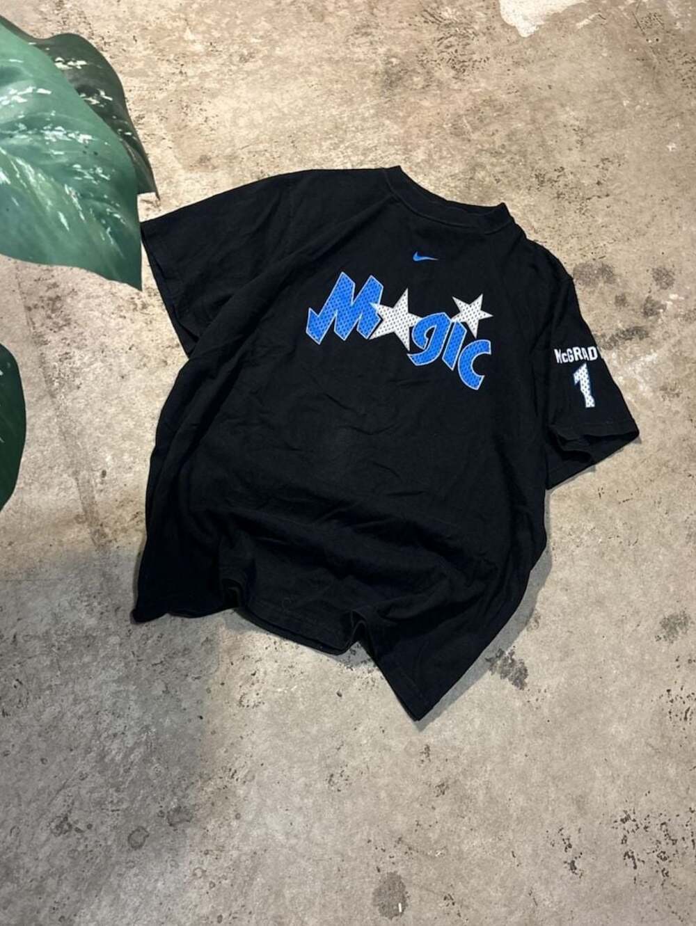 Vintage Nike Orlando Magic Tracy McGrady #1 Black Youth XL